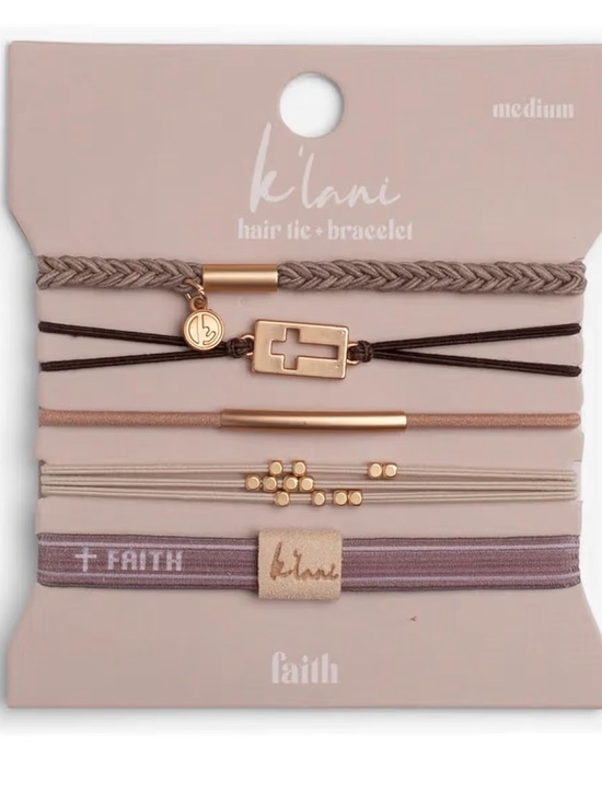 k’lani Accessories - ✨🆕 K’lani Faith Hair Tie Bracelets for Women